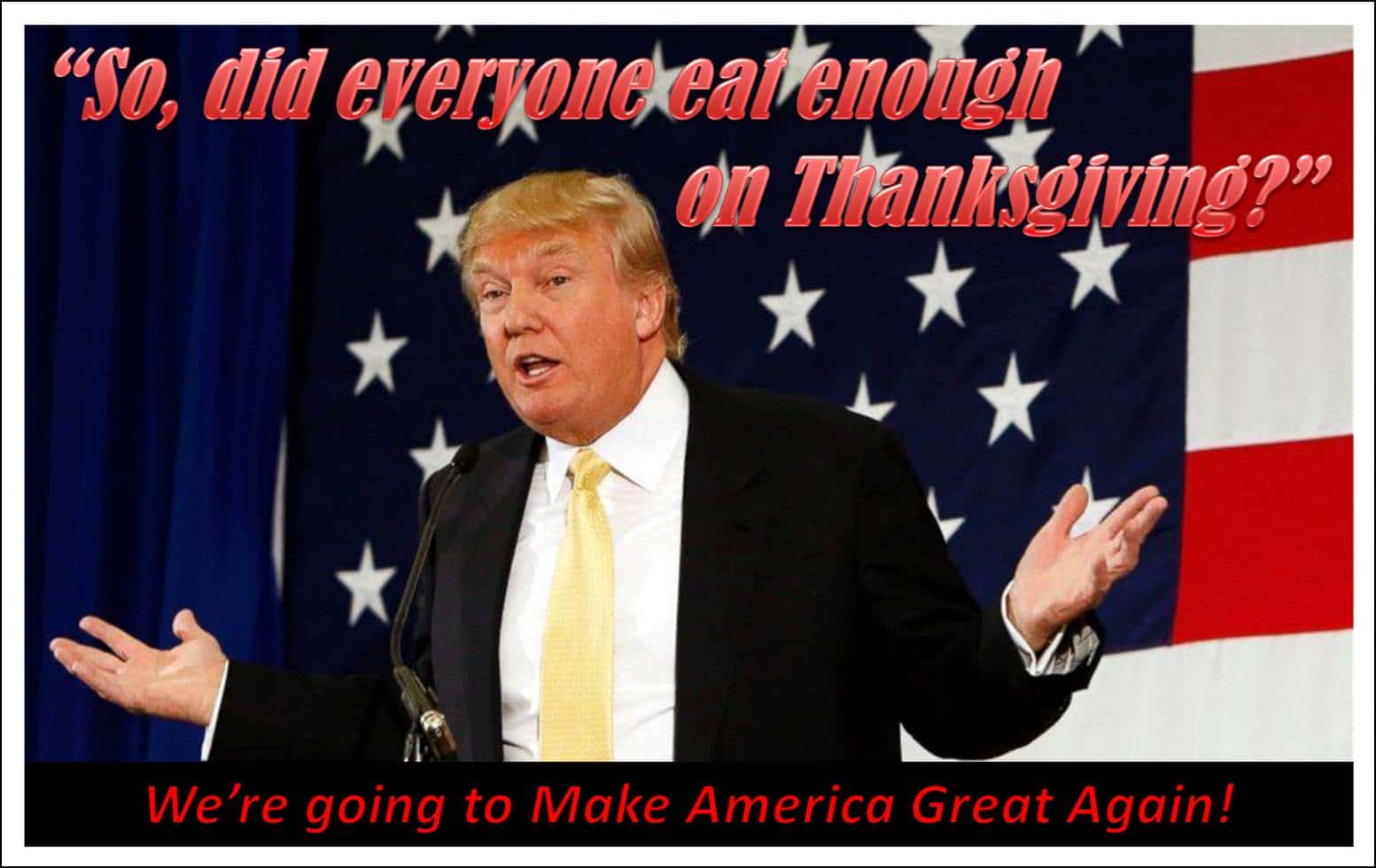 Trump thanksgiving