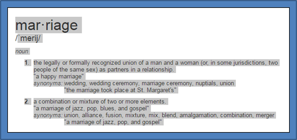 marriage-def